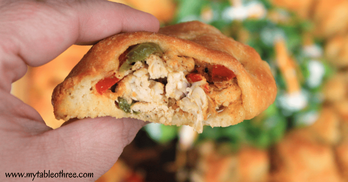 Low Carb and THM Friendly Chicken Fajita Ring is gluten and grain free and only 4 net carbs.