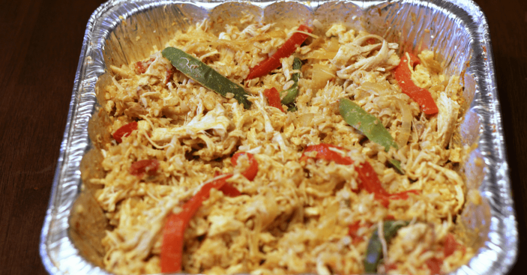 Chicken Fajita Rice is low fat, gluten free and a great healthy one pot family freezer meal. THM "E".