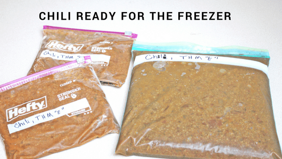 Easy Freezer Chili Recipe, Low Fat and Gluten Free